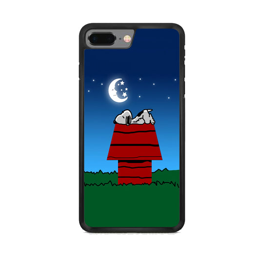 Snoopy Sleeps at Night iPhone 7 Plus Case