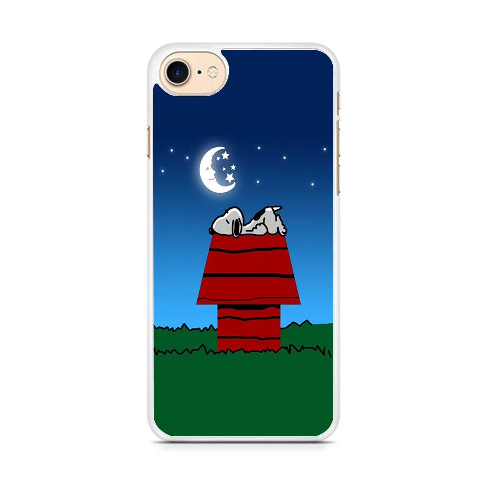 Snoopy Sleeps at Night iPhone 7 Case