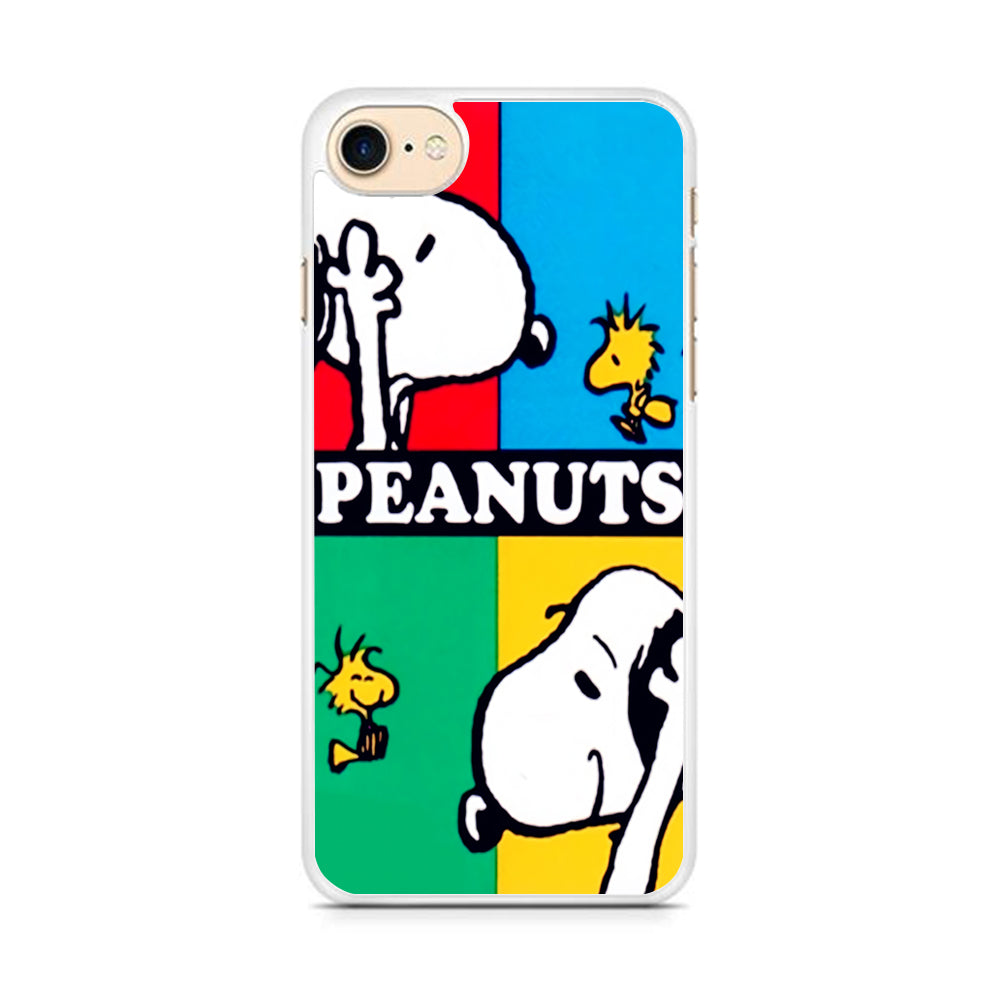 Snoopy and Woodstock Yellow Polka iPhone 8 Case