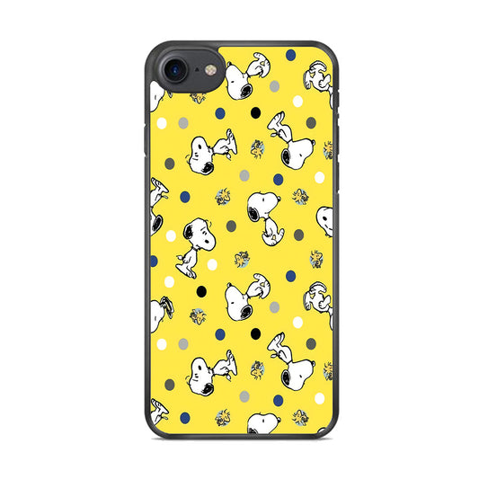 Snoopy and Woodstock Yellow Polka iPhone 7 Case