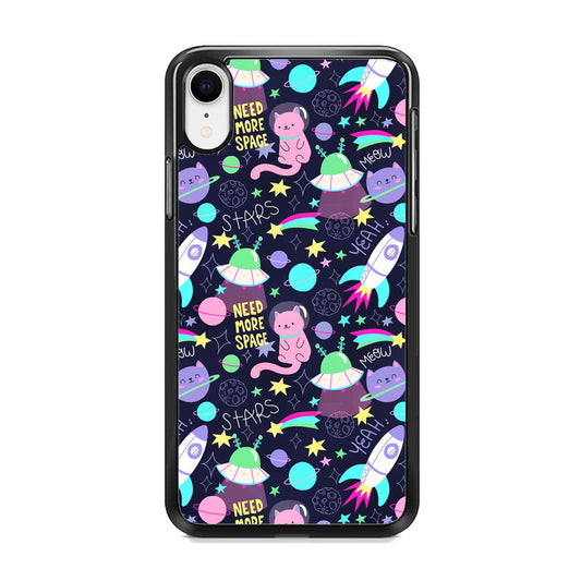 Space Cat Astro iPhone XR Case