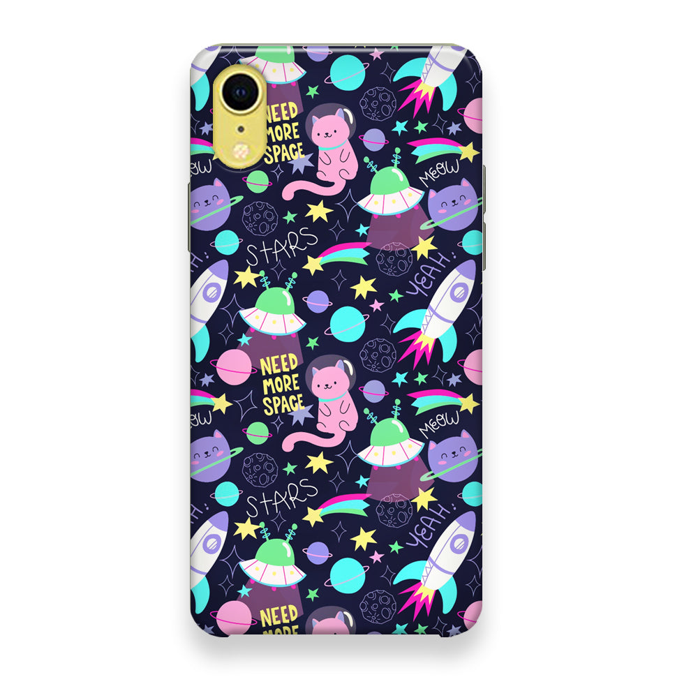 Space Cat Astro iPhone XR Case