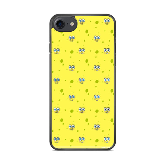 Spongebob's Face Pattern iPhone 8 Case