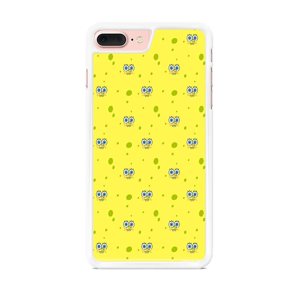 Spongebob's Face Pattern iPhone 7 Plus Case