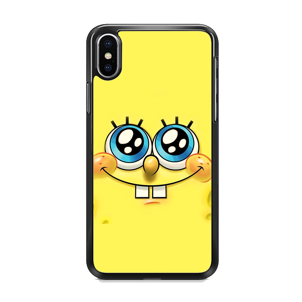 Spongebob's smiling face iPhone X Case