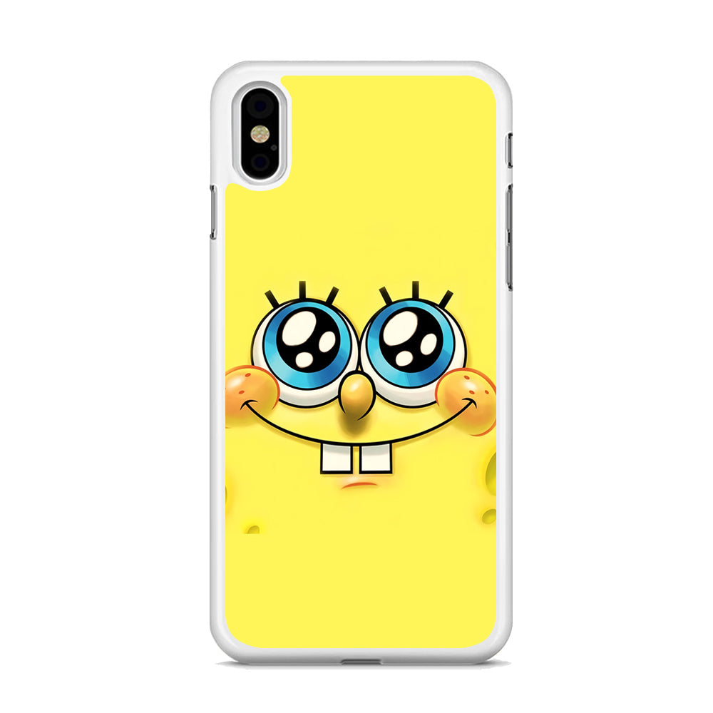 Spongebob's smiling face iPhone Xs Case