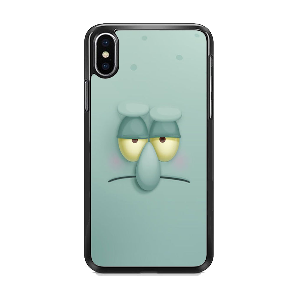 Squidward Tentacles Face iPhone Xs Case