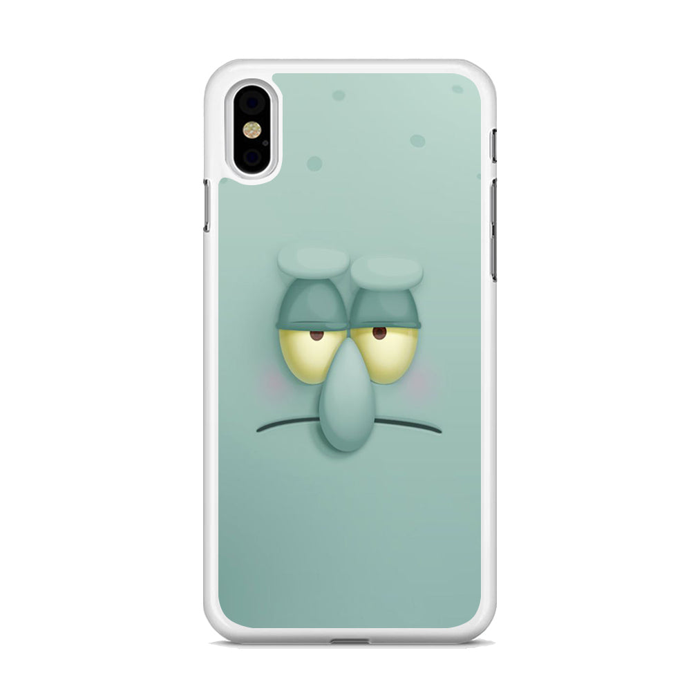 Squidward Tentacles Face iPhone X Case