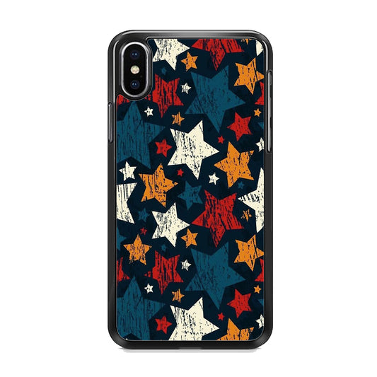 Star Pattern 001 iPhone X Case