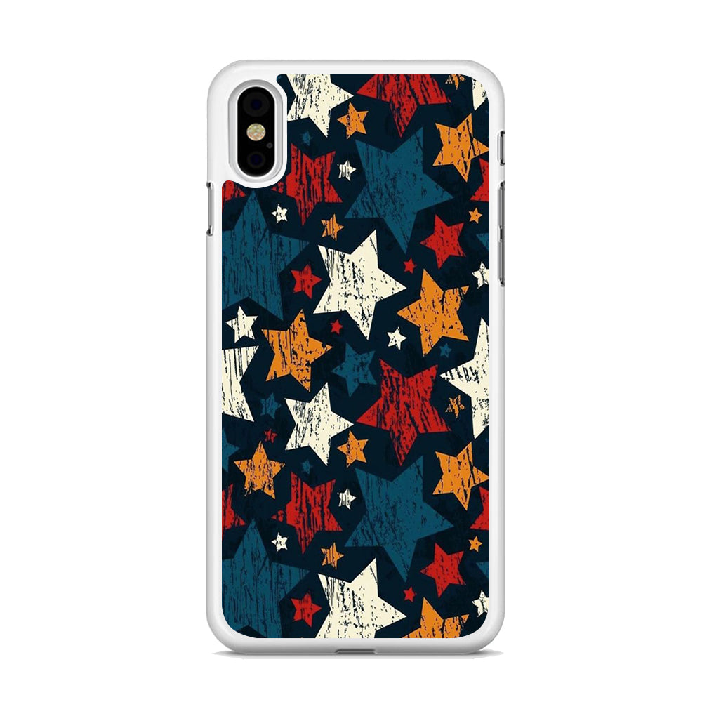 Star Pattern 001 iPhone X Case