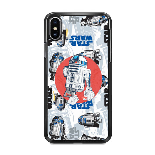 Starwars R2D2 Panel iPhone Xs Max Case