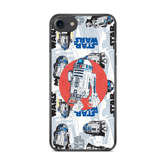 Starwars R2D2 Panel iPhone 8 Case