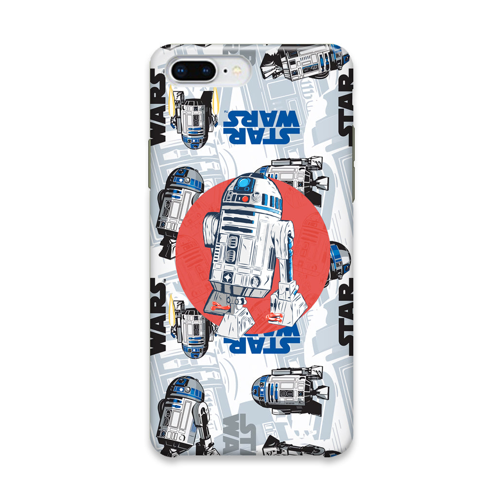 Starwars R2D2 Panel iPhone 8 Plus Case