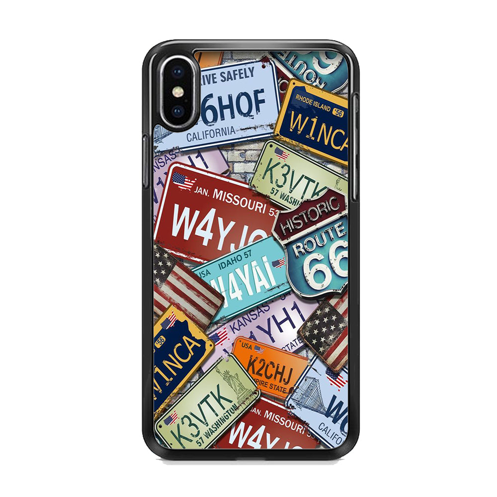 Street Signs USA iPhone X Case