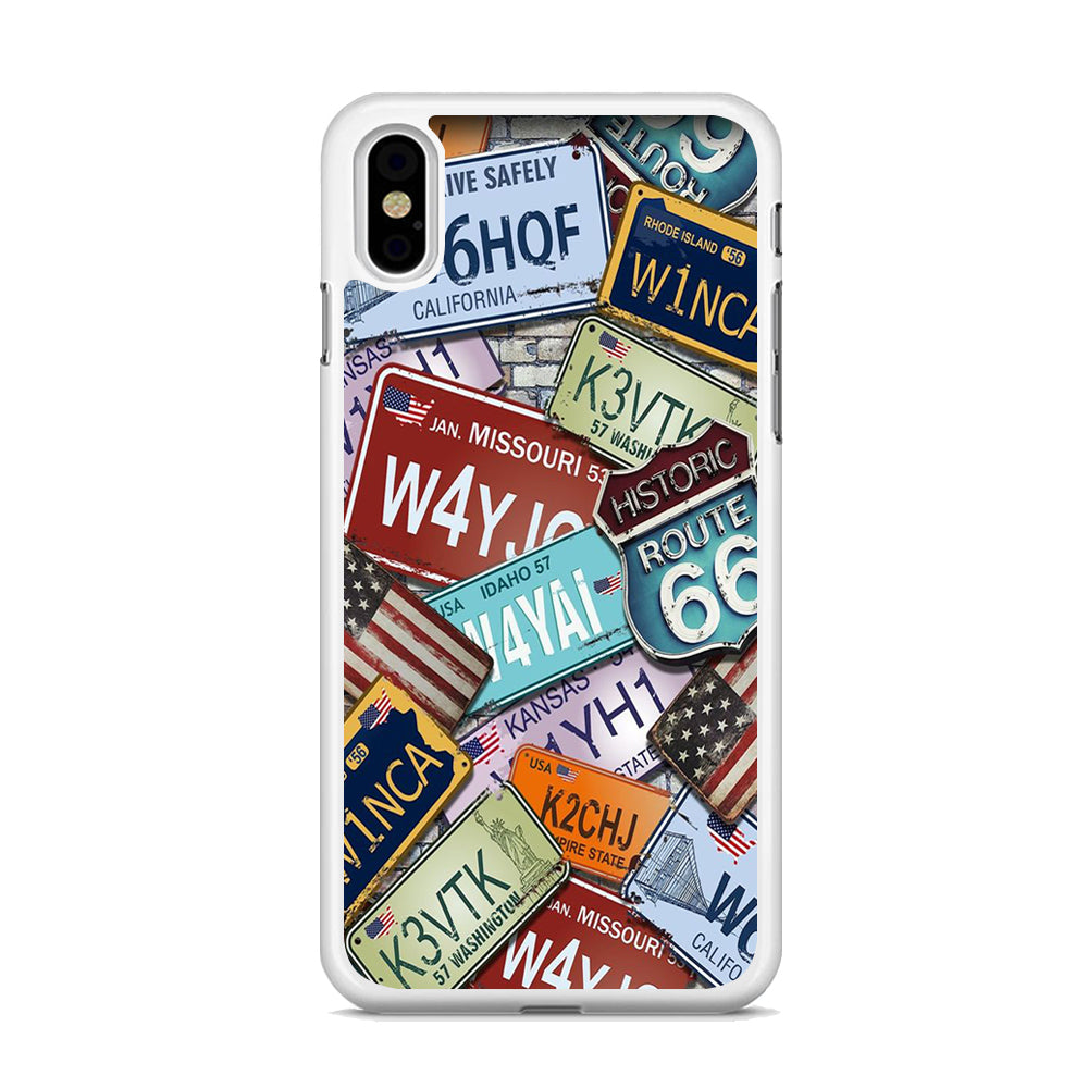 Street Signs USA iPhone X Case