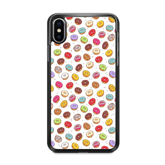 Sweet Donuts Pattern 001 iPhone Xs Max Case