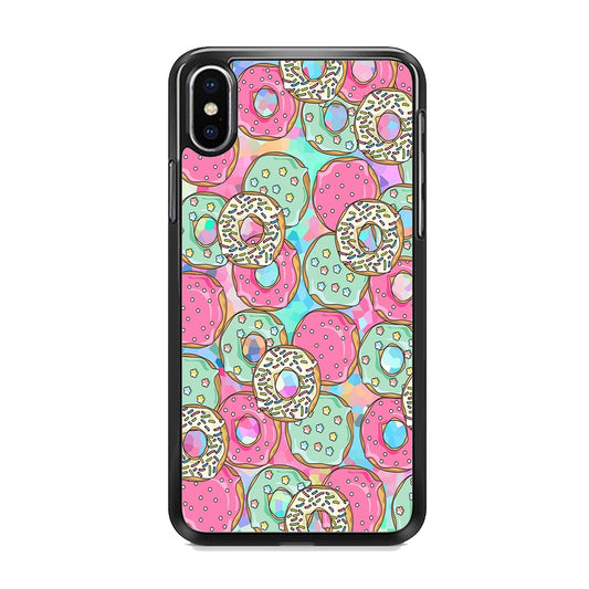 Sweet Donuts Pattern 002 iPhone Xs Max Case