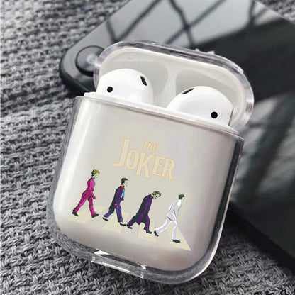 The Joker Hard Plastic Protective Clear Case Cover For Apple Airpods