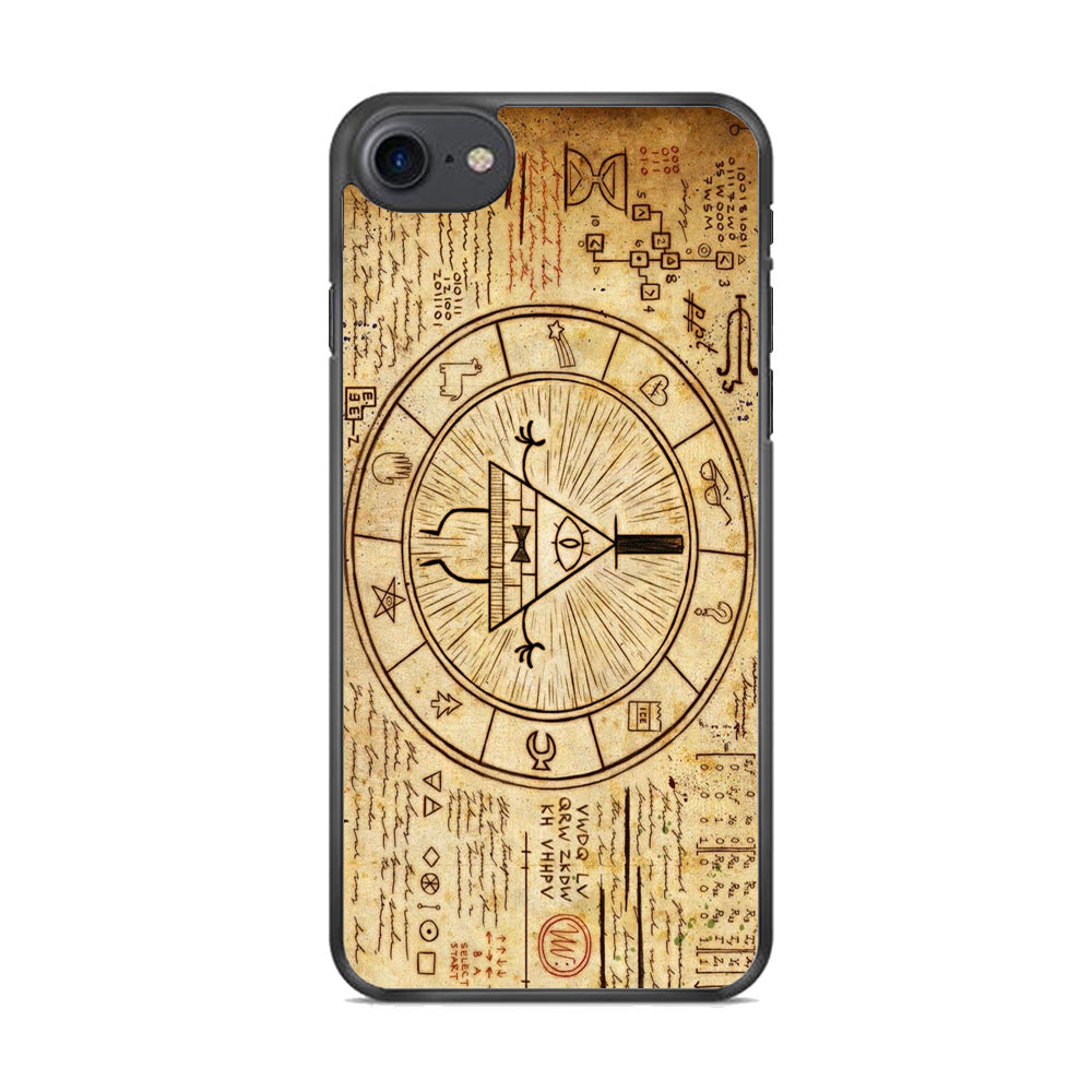 Treasure Map Gravity Falls iPhone 8 Case