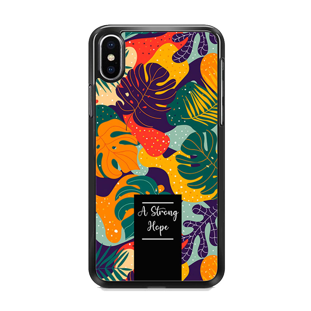 Tropical Colour Bright Combination iPhone X Case