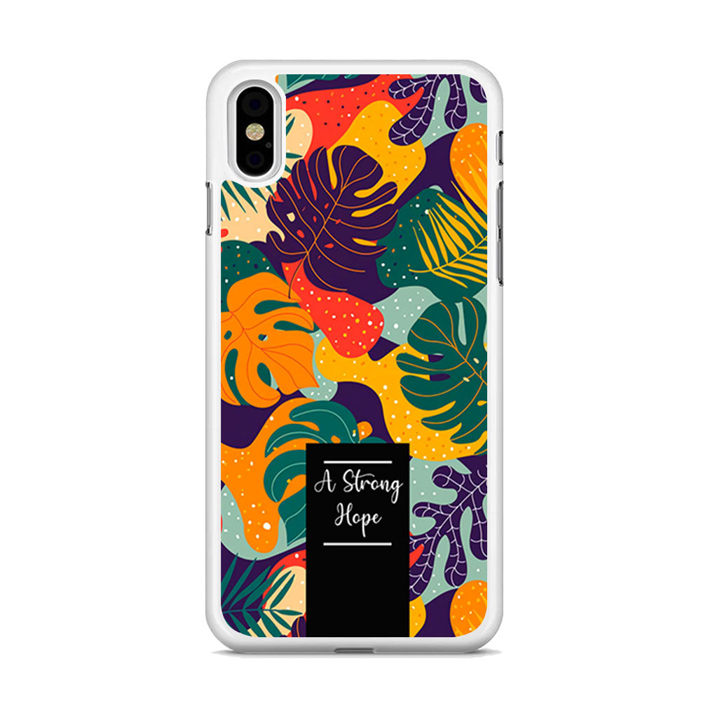 Tropical Colour Bright Combination iPhone X Case