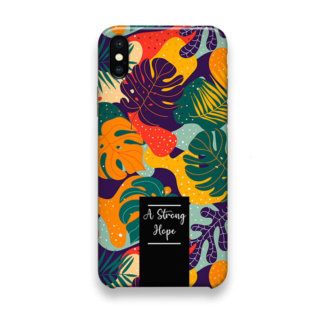 Tropical Colour Bright Combination iPhone X Case