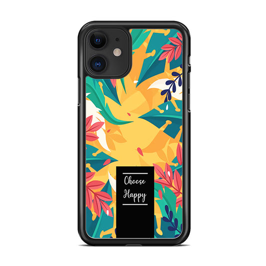 Tropical Colour Flower Shade iPhone 11 Case