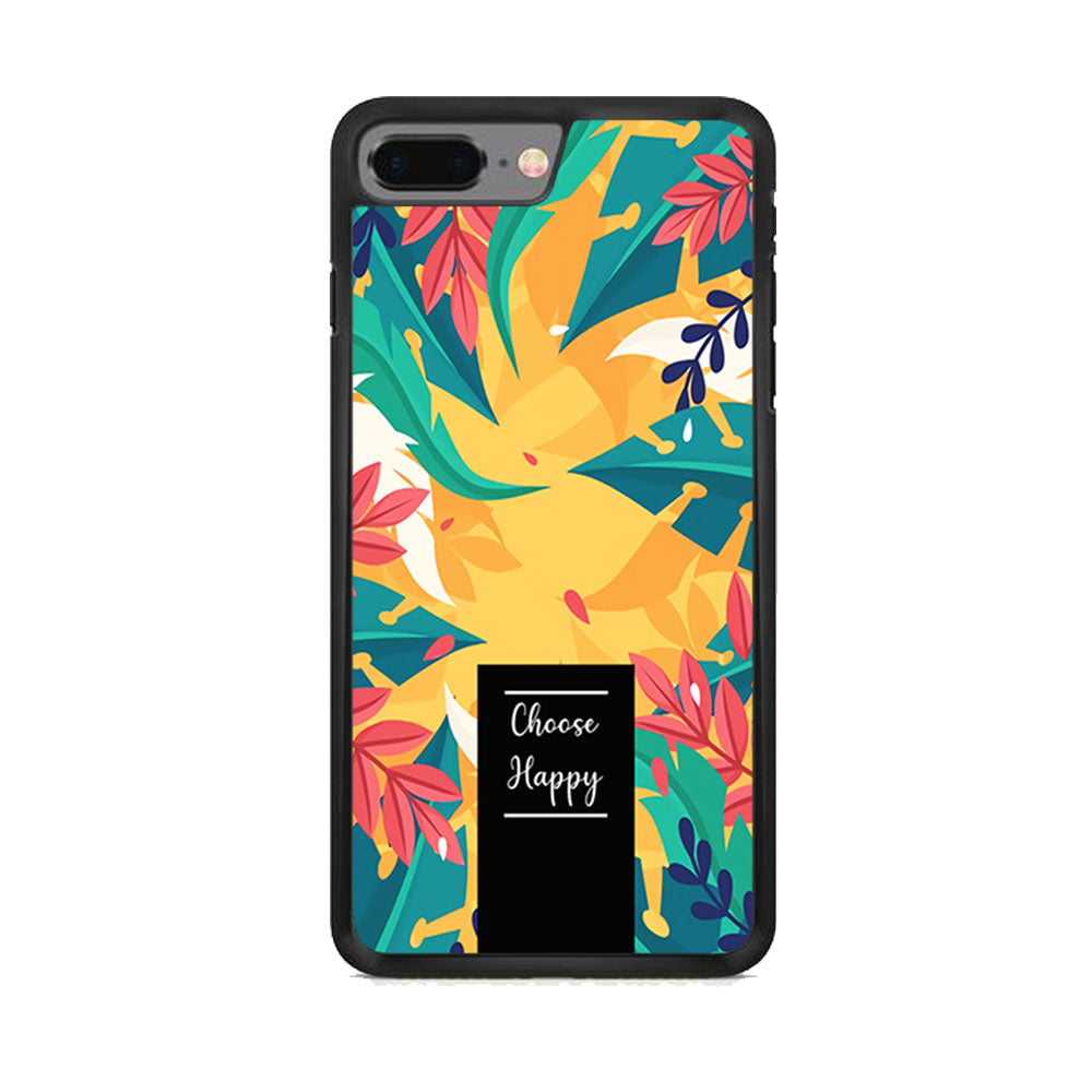 Tropical Colour Flower Shade iPhone 7 Plus Case