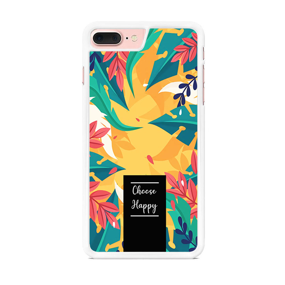 Tropical Colour Flower Shade iPhone 7 Plus Case