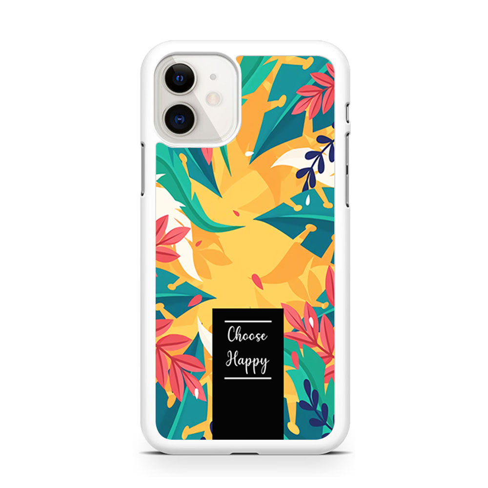 Tropical Colour Flower Shade iPhone 11 Case