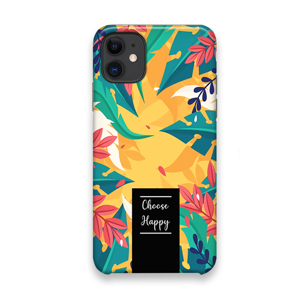 Tropical Colour Flower Shade iPhone 11 Case