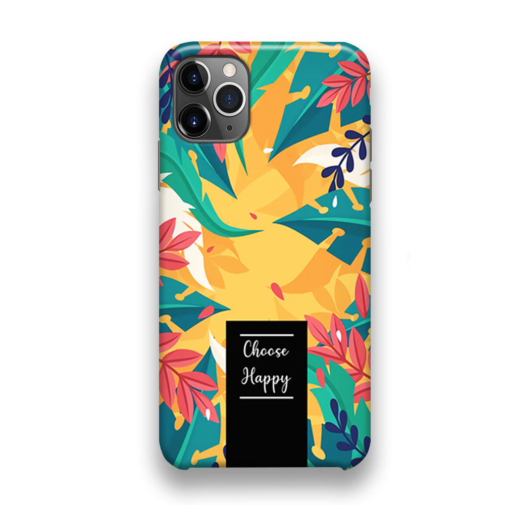 Tropical Colour Flower Shade iPhone 11 Pro Case