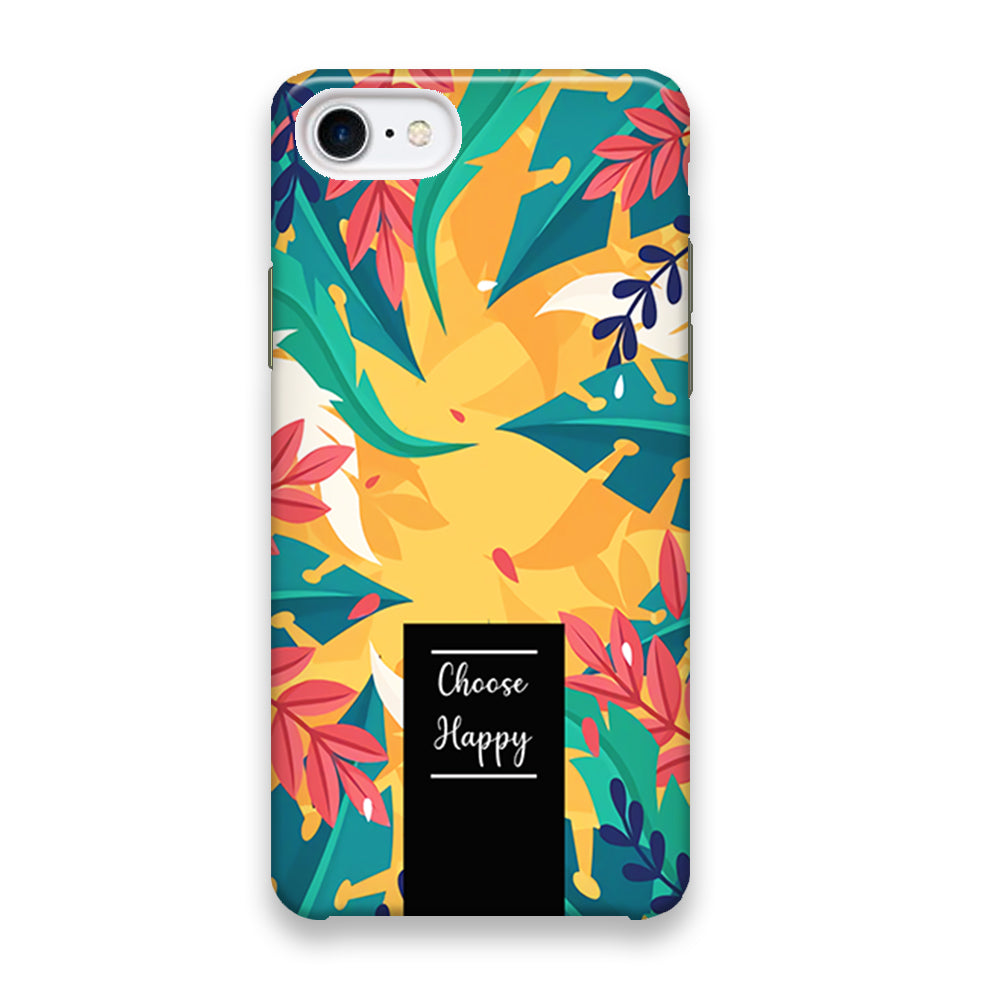 Tropical Colour Flower Shade iPhone 7 Case