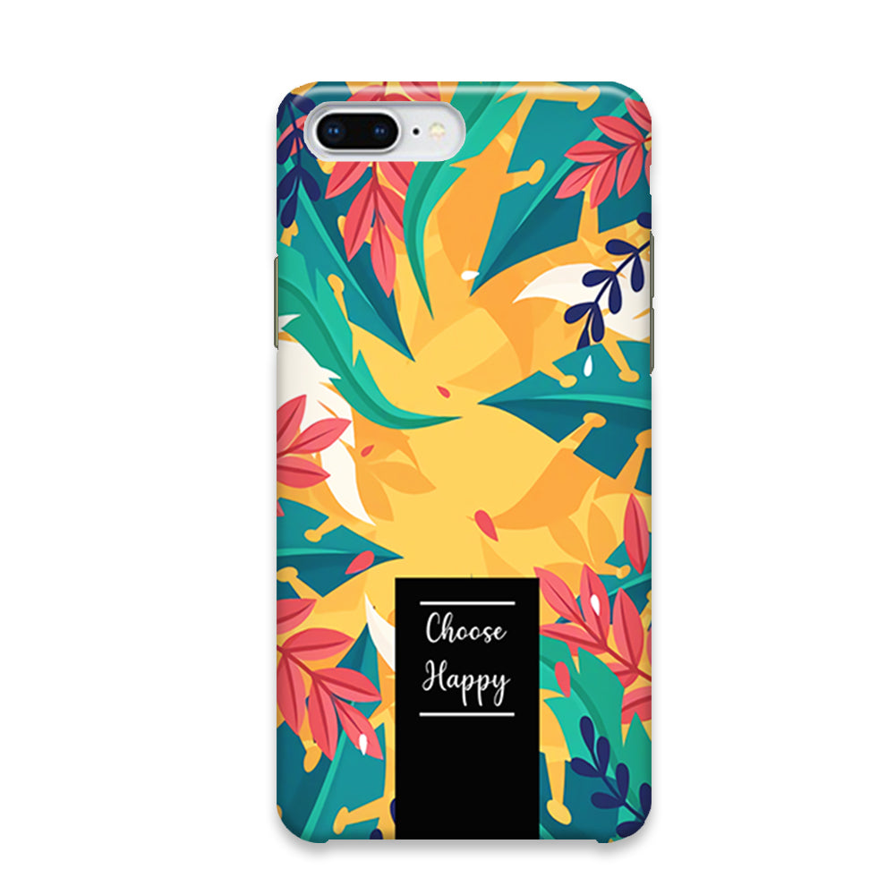 Tropical Colour Flower Shade iPhone 7 Plus Case