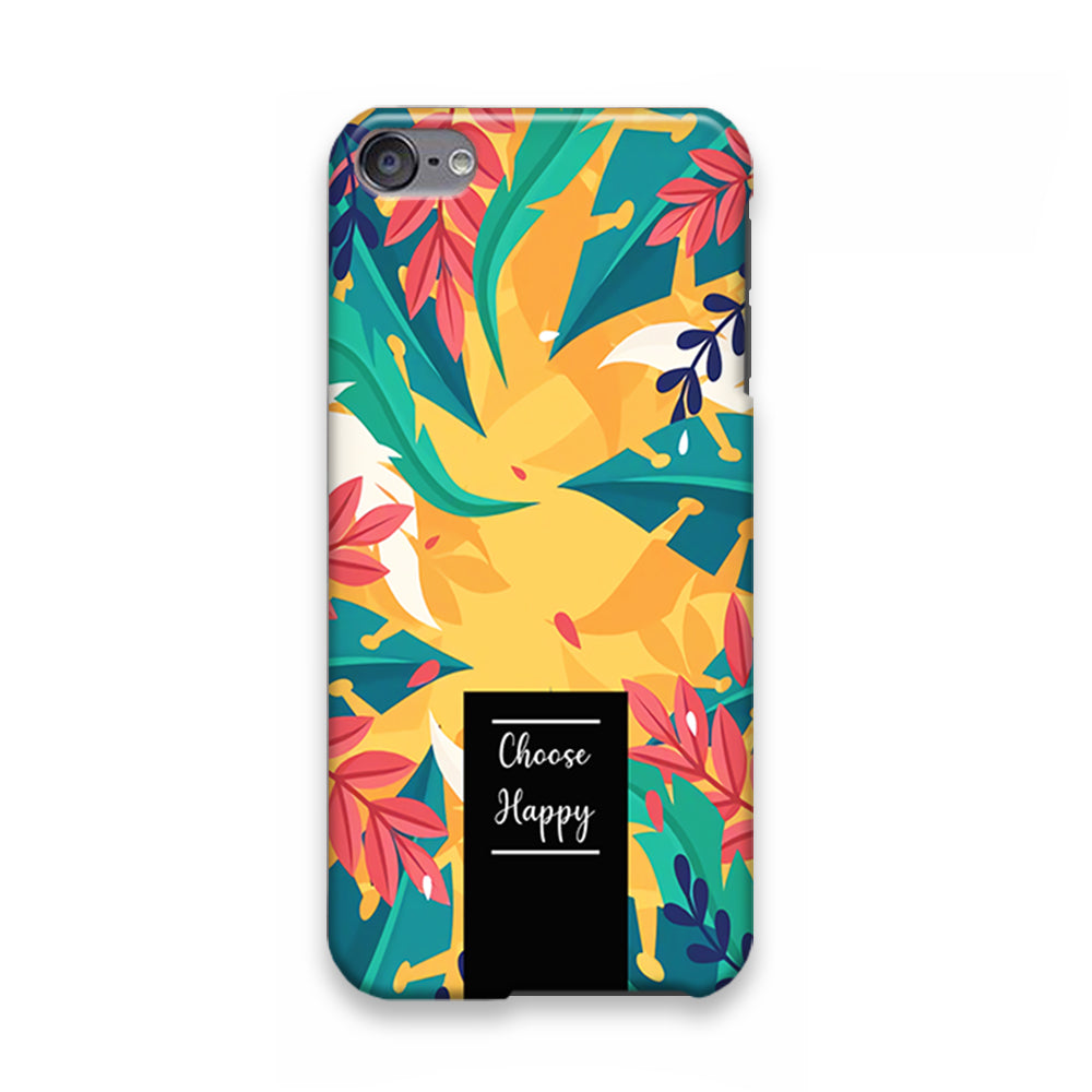 Tropical Colour Flower Shade iPod Touch 6 Case