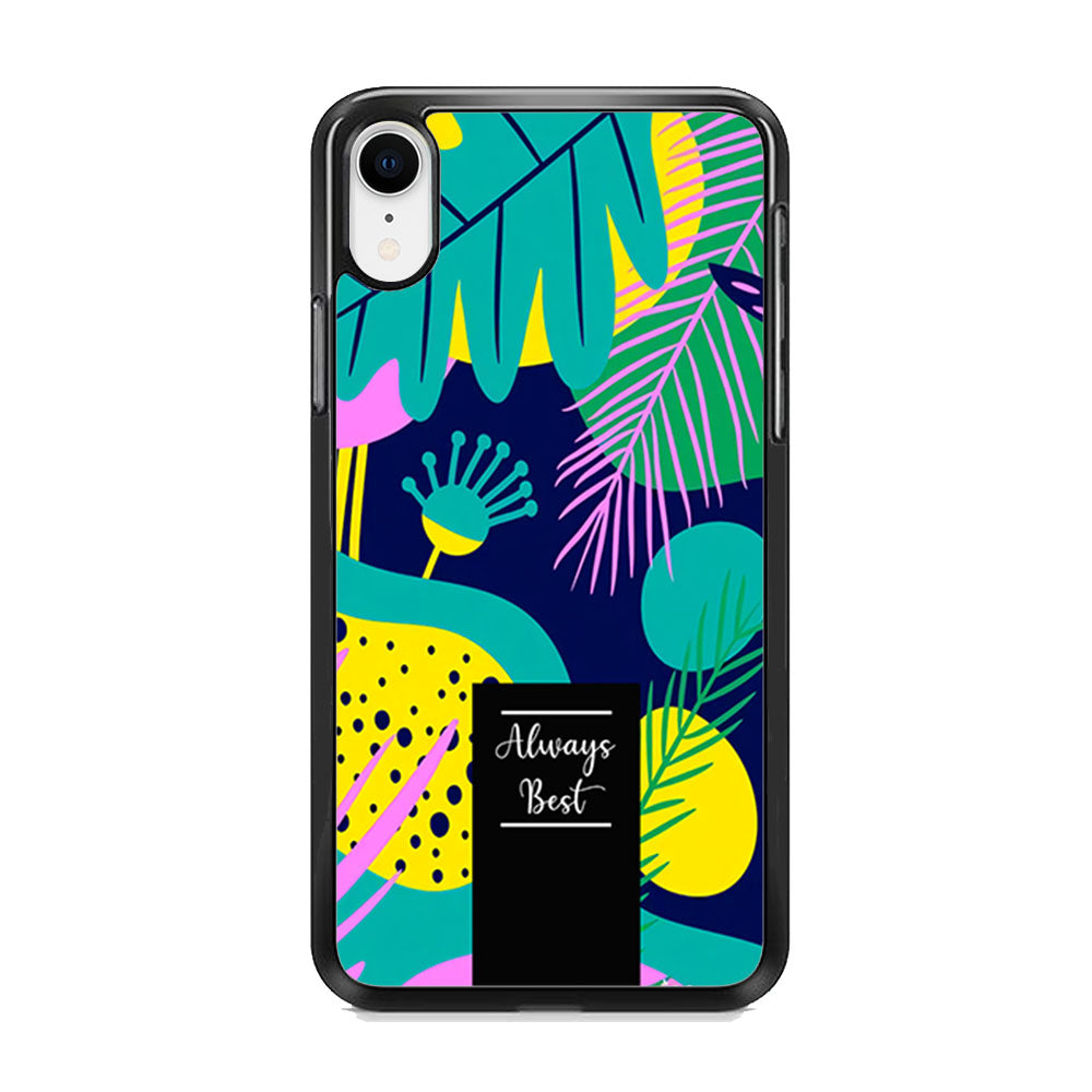 Tropical Colour The Blue World iPhone XR Case