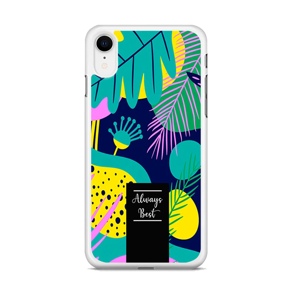 Tropical Colour The Blue World iPhone XR Case