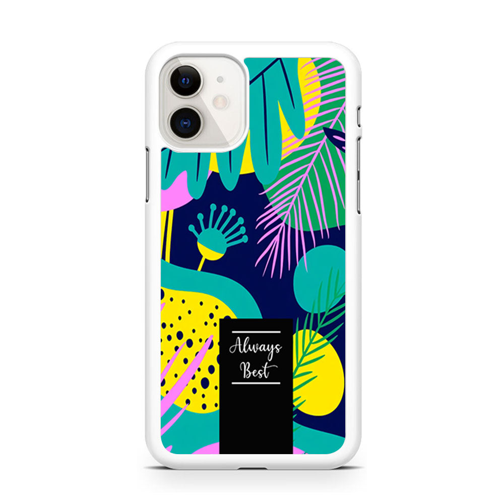 Tropical Colour The Blue World iPhone 11 Case