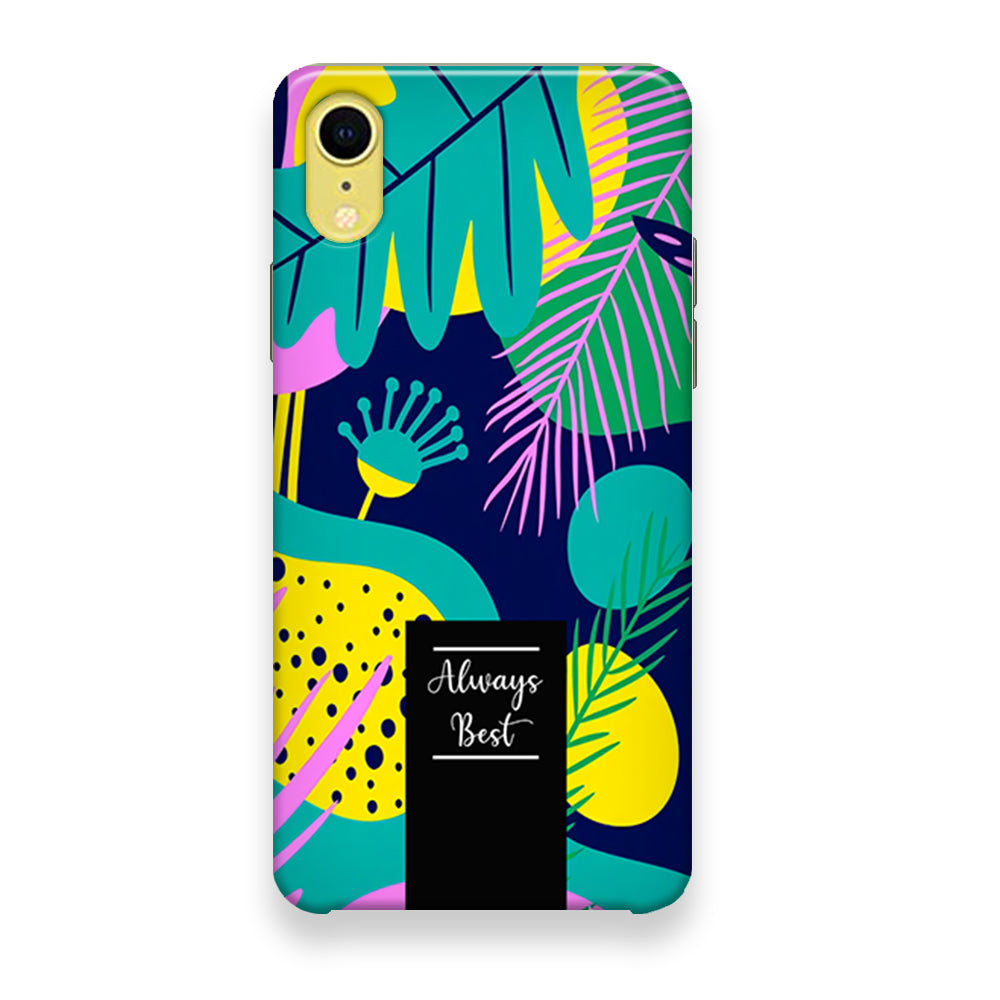 Tropical Colour The Blue World iPhone XR Case