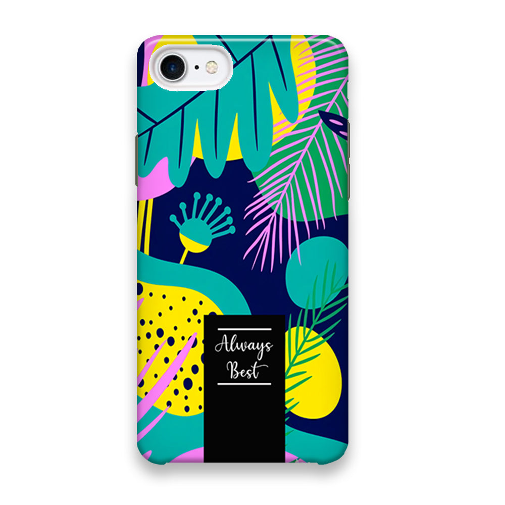 Tropical Colour The Blue World iPhone 8 Case