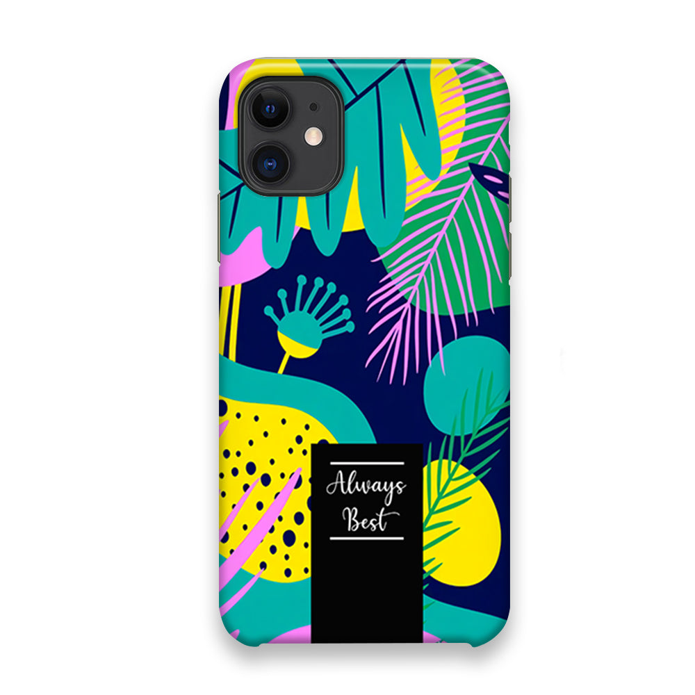 Tropical Colour The Blue World iPhone 11 Case