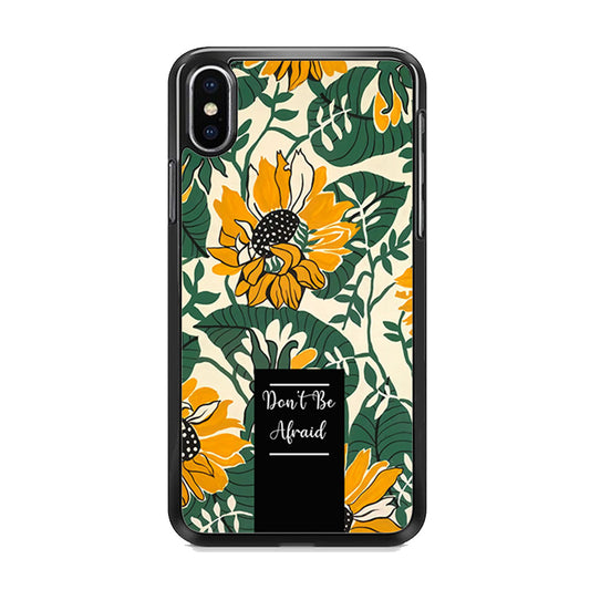 Tropical Colour Yellow Crown iPhone X Case