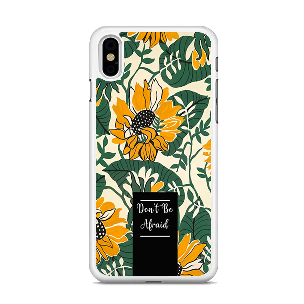 Tropical Colour Yellow Crown iPhone X Case