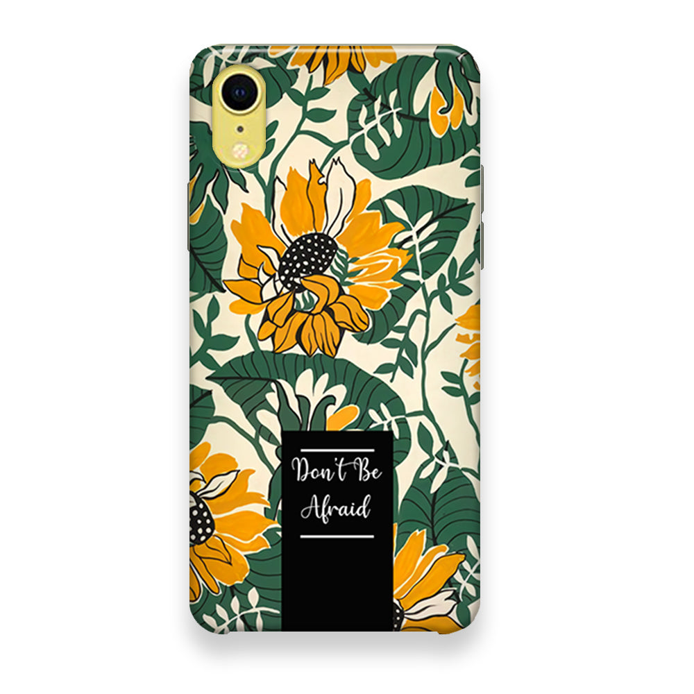 Tropical Colour Yellow Crown iPhone XR Case