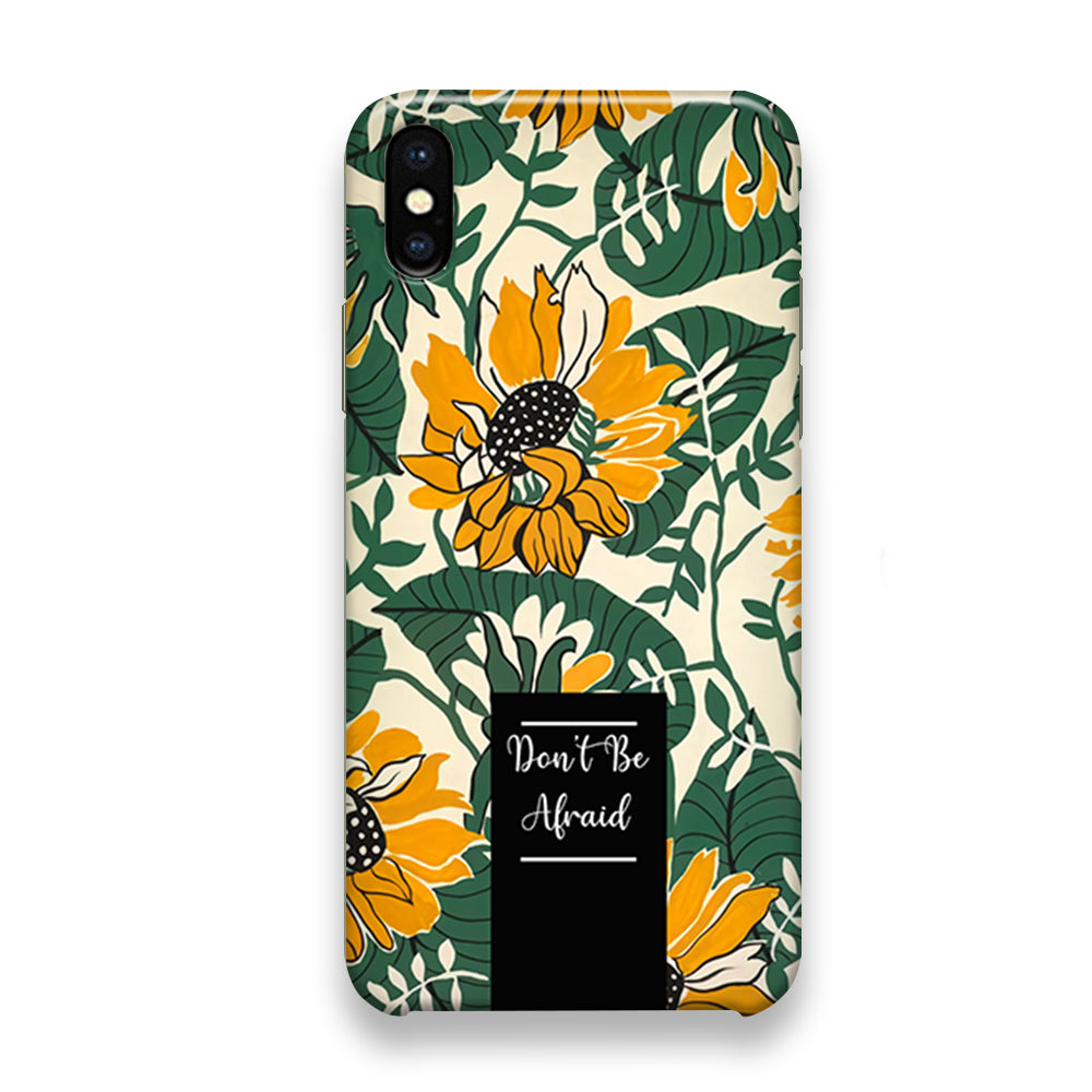 Tropical Colour Yellow Crown iPhone X Case