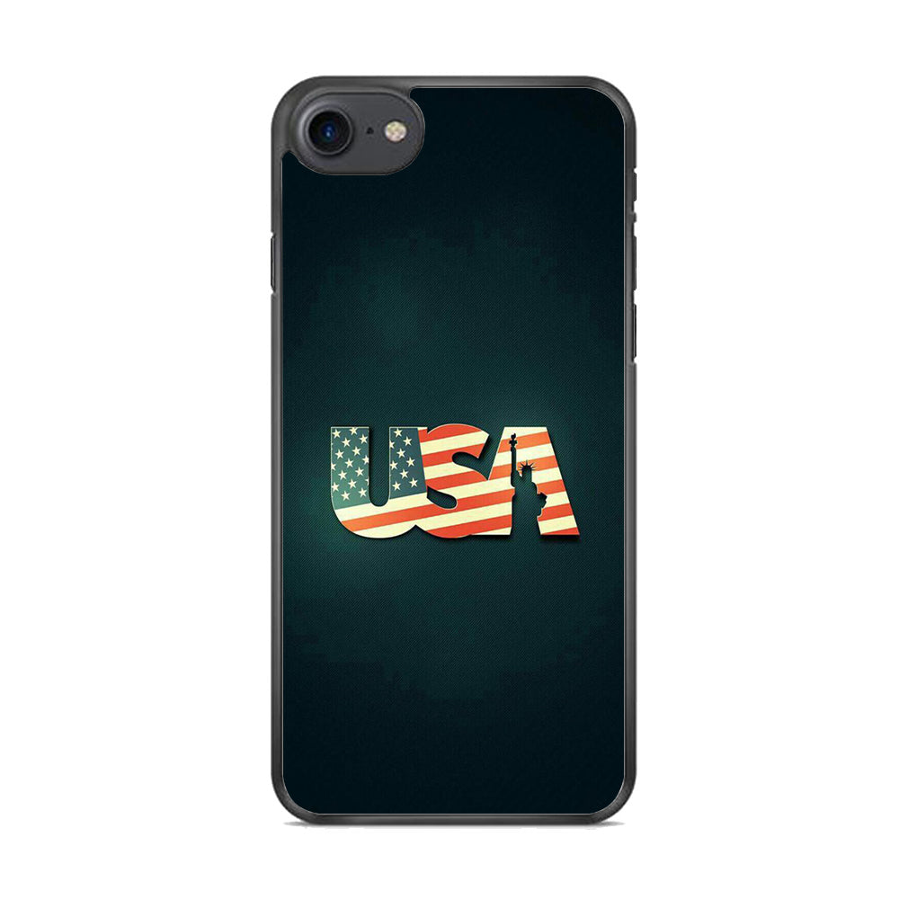 USA Flag 002 iPhone 8 Case