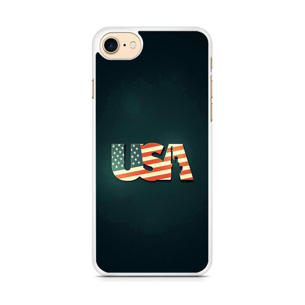 USA Flag 002 iPhone 8 Case