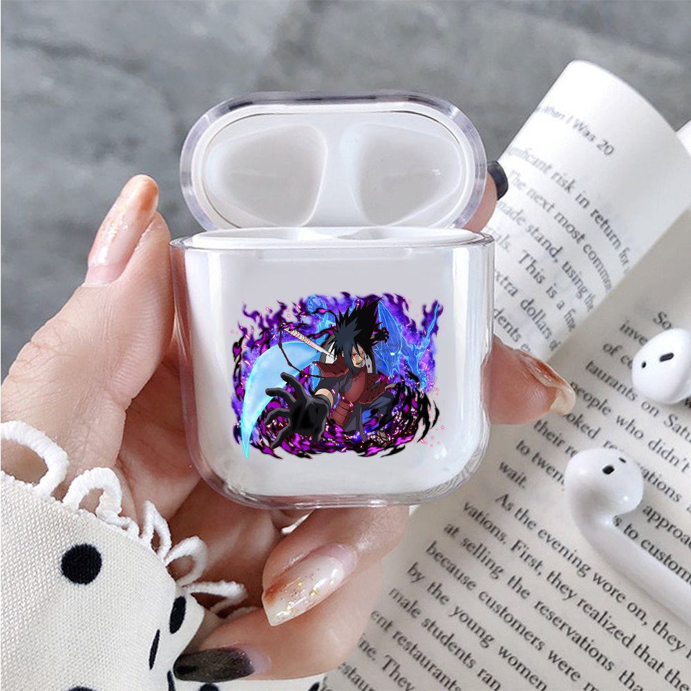 Uchiha Madara  Hard Plastic Protective Clear Case Cover For Apple Airpods