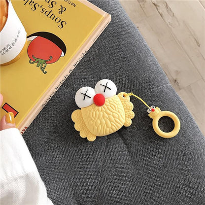 Sesame Street Cartoon Silicone Protective Case Cover For Apple Airpods